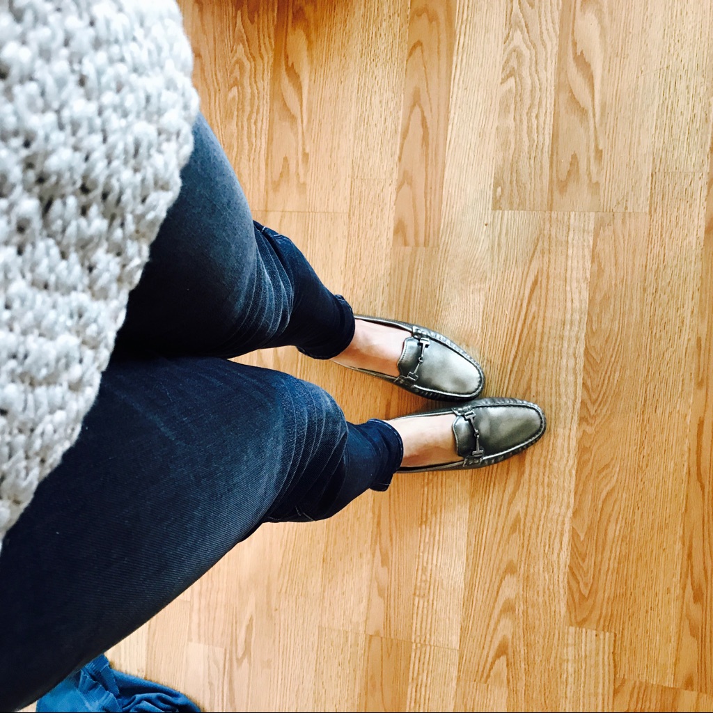 Tods Metallic Horsebit Loafer